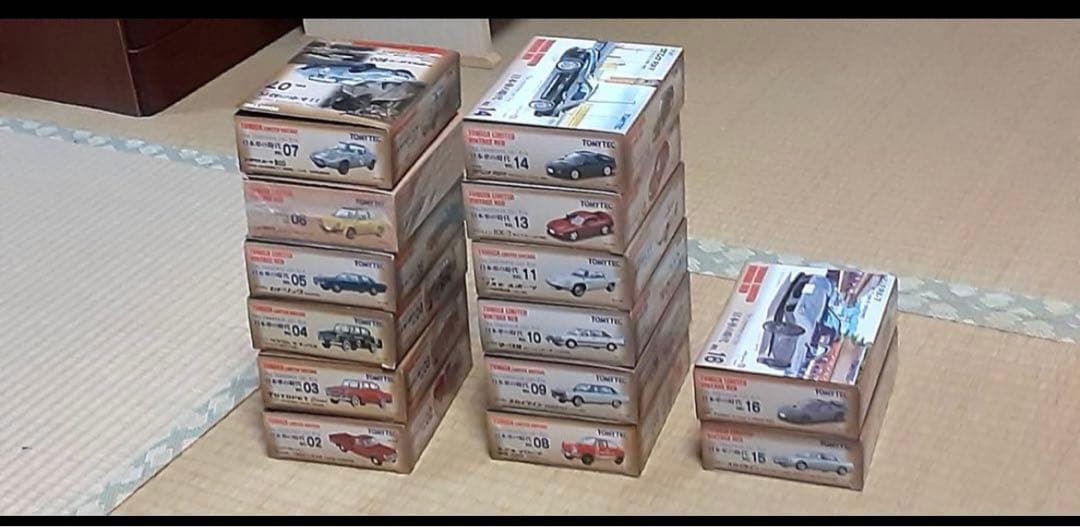 【14台セット】トミカ　トミーテック　日本車の時代　1/64