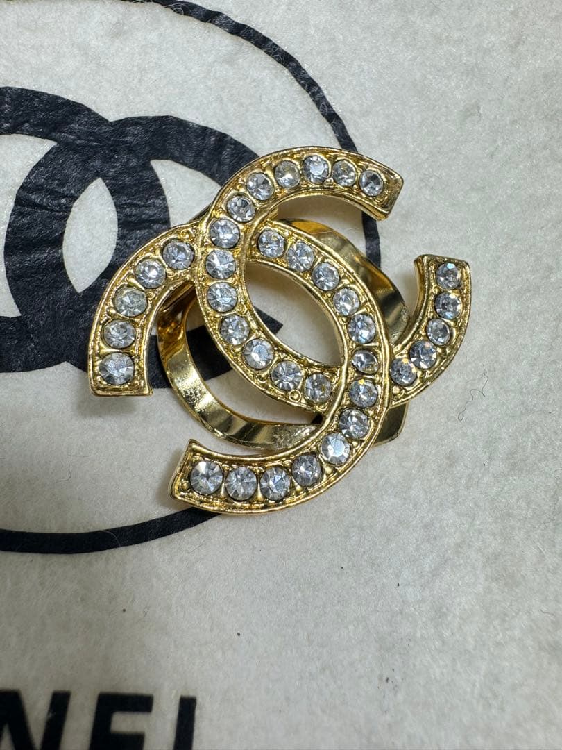 CHANEL シャネル スカーフリング スカーフ留め ゴールド