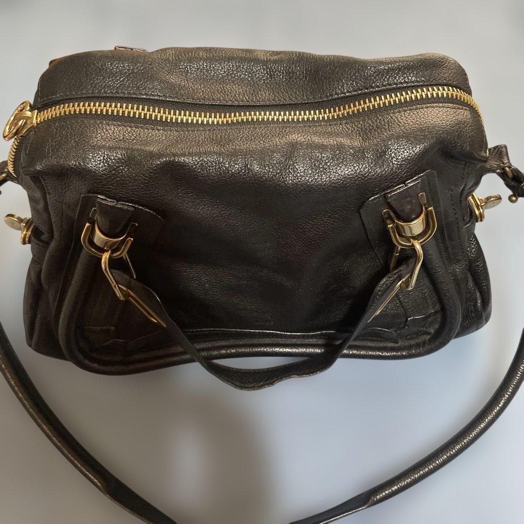 Chloe パラディショルダーバッグ　ブラック