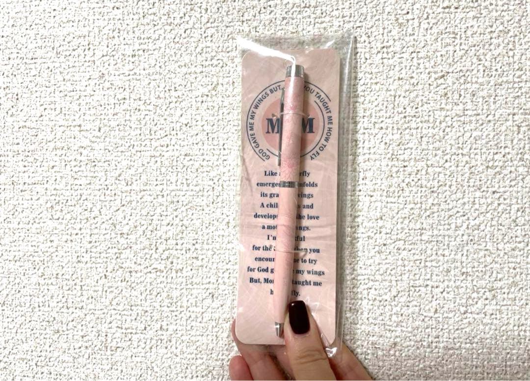 Mom Butterfly Wings フローラルピンク 5インチ ボールペン