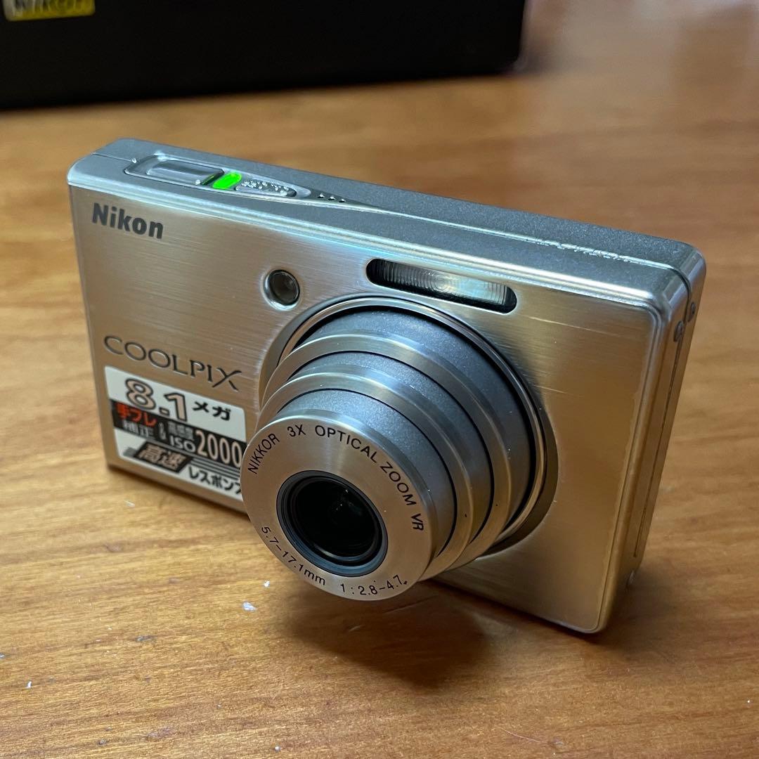 Nikon COOLPIX S510 コンパクトデジカメ シルバー バッテリー付