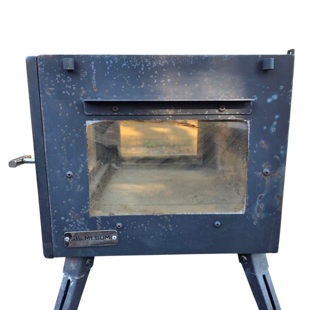マウントスミ アウトドア薪ストーブ オーラ ver.2 延長脚・ピザストーン付き
