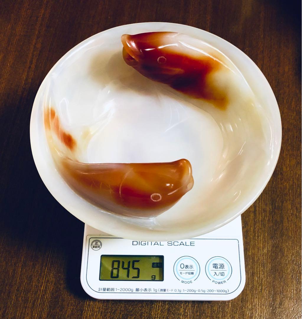 巧色玉椀　本瑪瑙　 天然石　刳抜　一本彫り　中国骨董