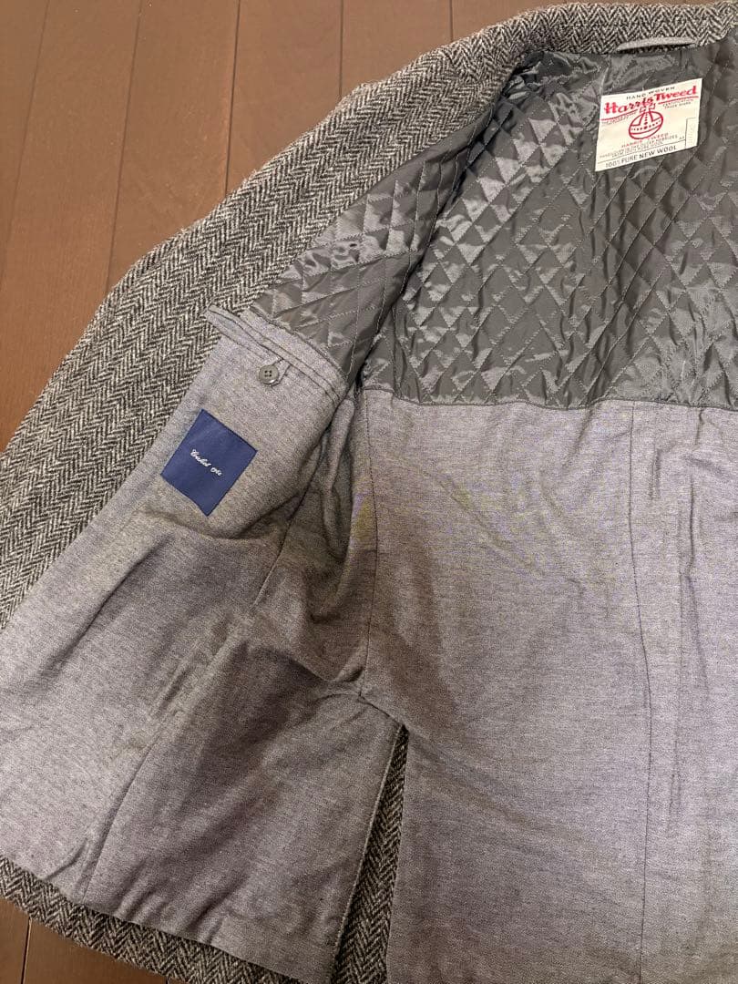 ド*ク様 Harris Tweed ヘリンボーンブレザー
