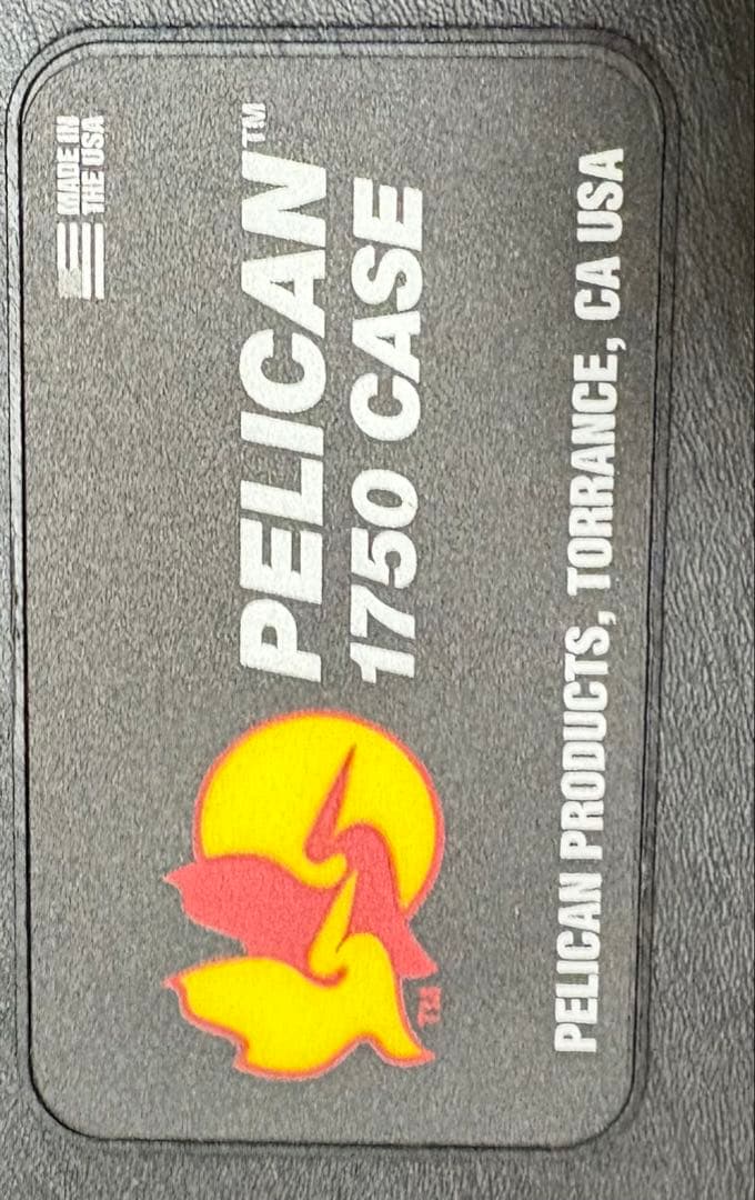 Pelican 1750 ケース ブラック