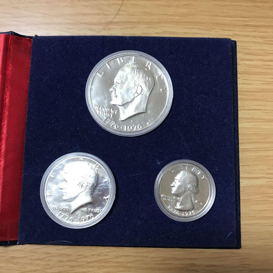 アメリカ建国記念硬貨3枚セット