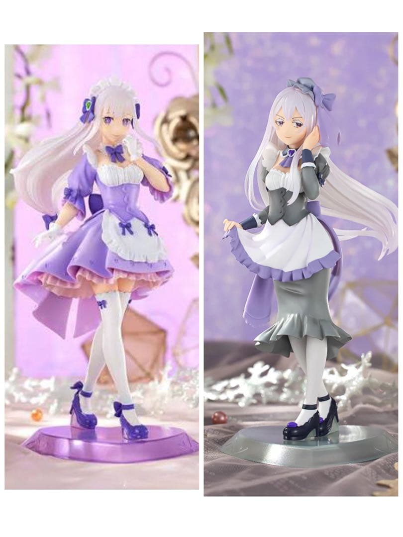 リゼロ　TENITOL 夢かわメイド エミリア　エキドナ　2点セット