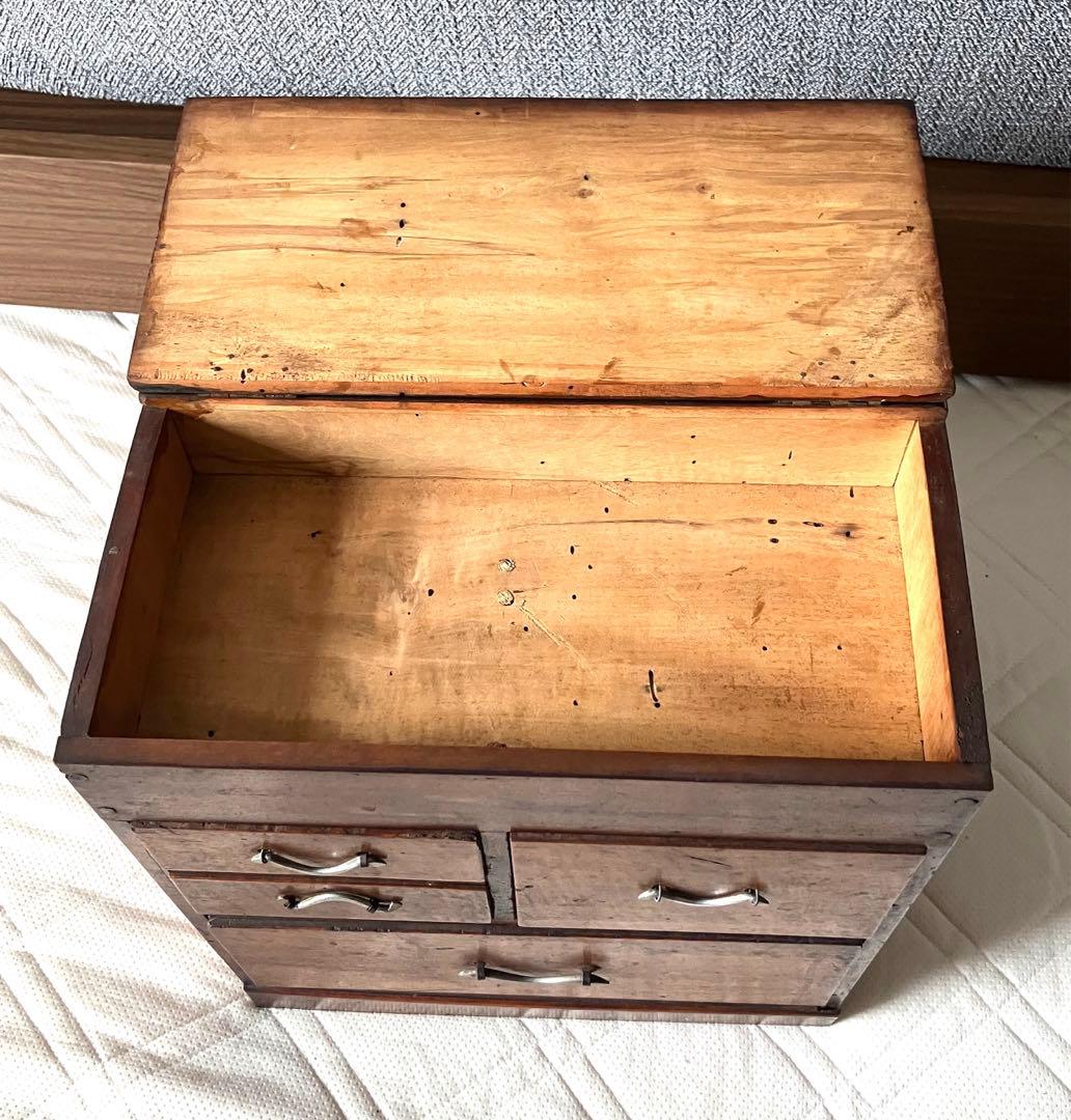 小物収納 木製 天然木 和風チェスト 3段チェスト 和室 書斎 収納 引出日本製