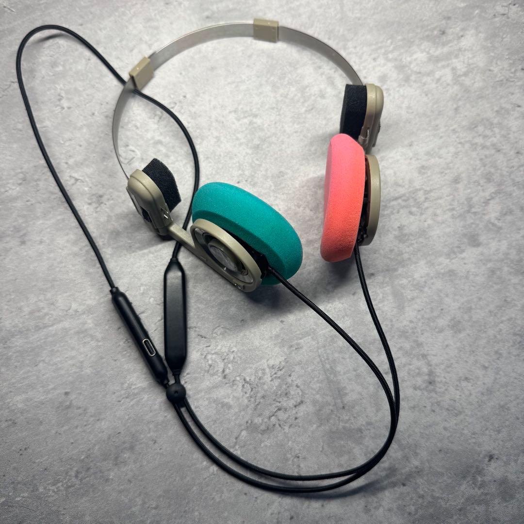 KOSS Porta Pro 限定版ベージュ ワイヤレス改装 高音質イヤーパッド