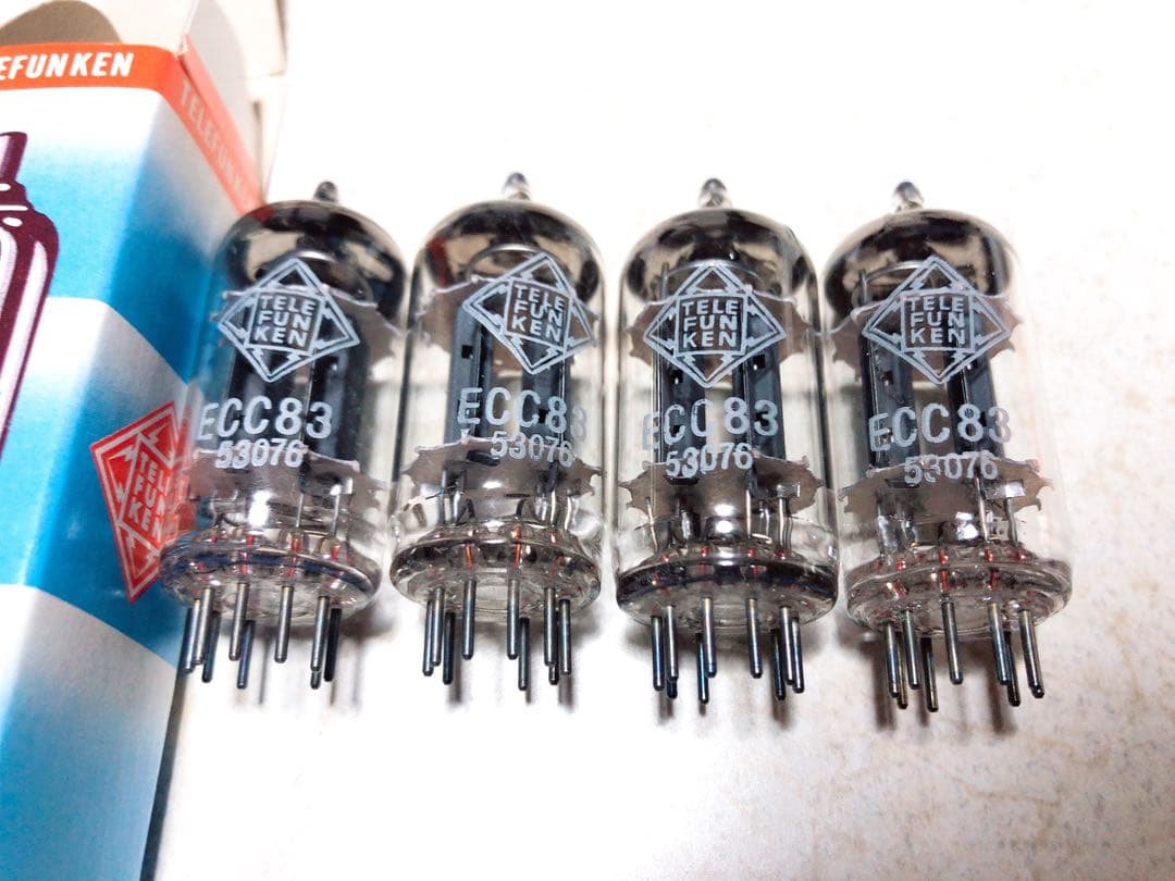 TELEFUNKEN ECC83 真空管 4本セット
