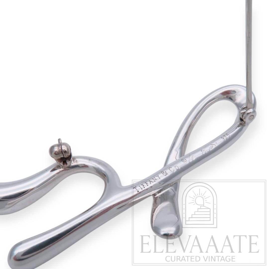 ティファニー イニシャル Y シルバー ピン ブローチ SV925 TO52