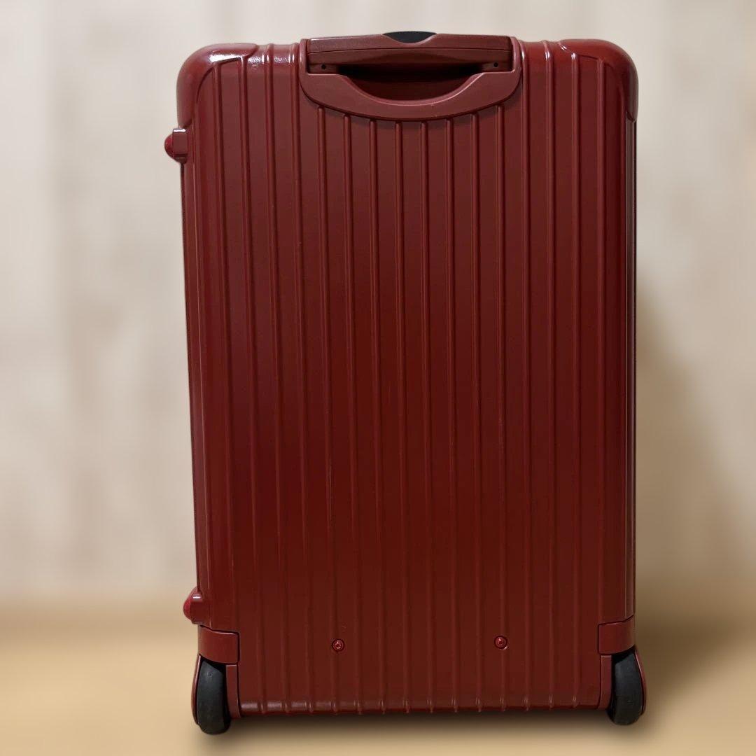 【美品】RIMOWA SALSA リモワ サルサ63L 2輪 TSAロック付 赤