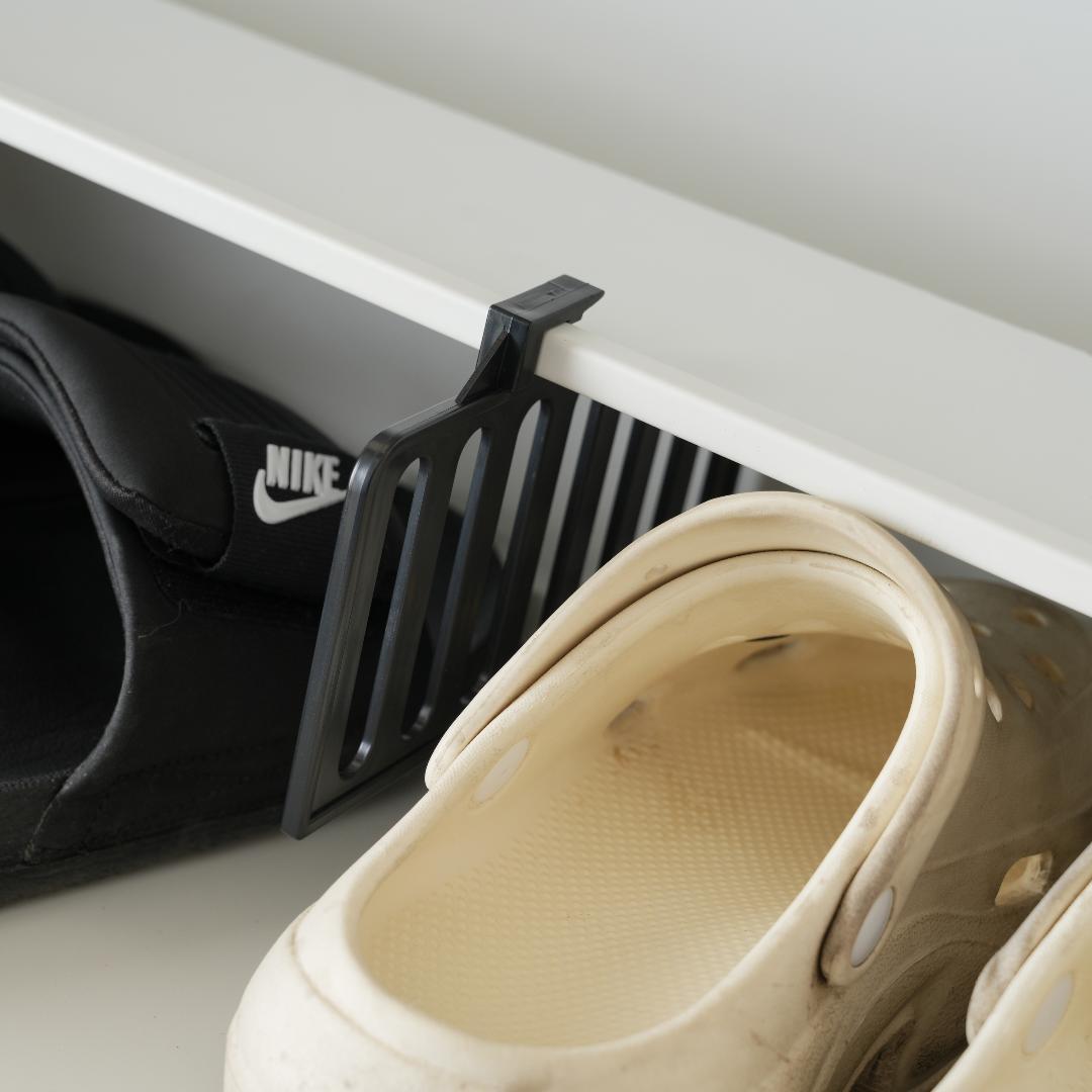 ★上西正輝★ シューズラック スリム 靴箱 シューズボックス 超薄型 3段