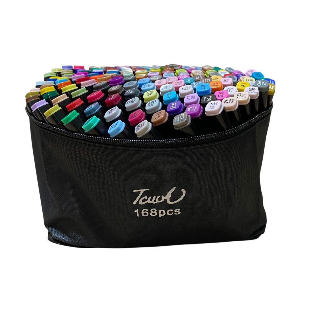 【良品】Ohuhu 168色　アルコールマーカー