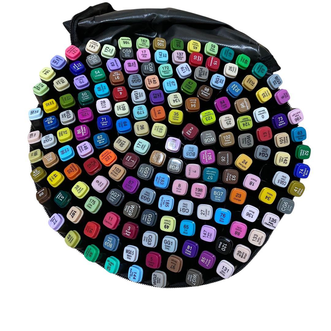 【良品】Ohuhu 168色　アルコールマーカー