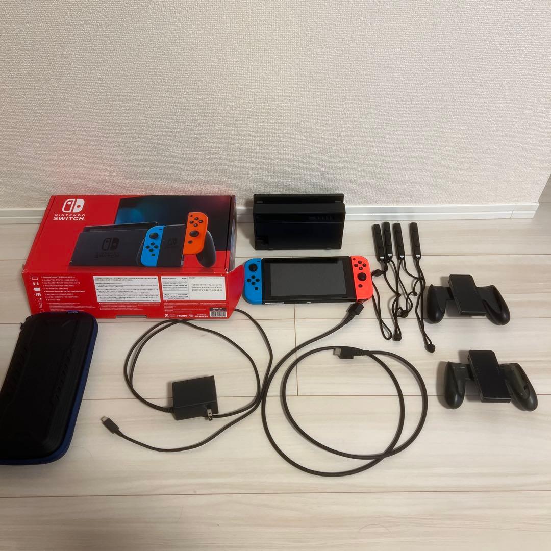 Nintendo Switch 本体 ネオンオレンジ/ネオンブルー