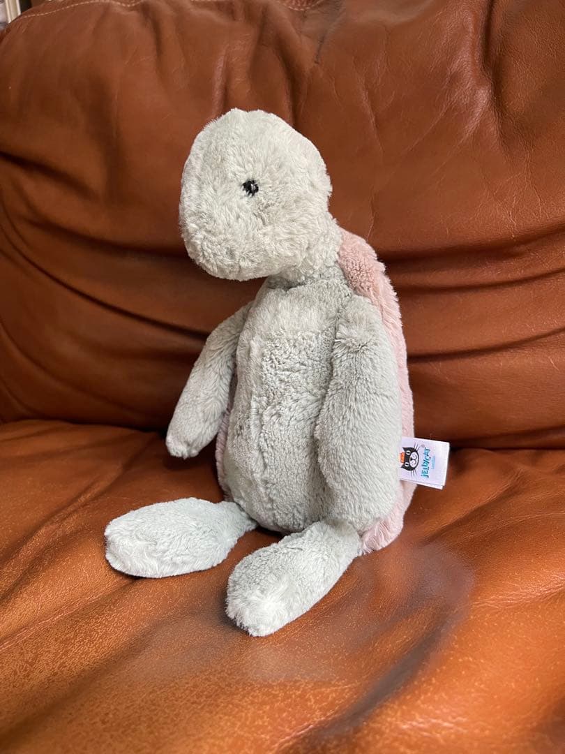 　ジェリーキャット　はずかしがりやのカメ　ぬいぐるみ