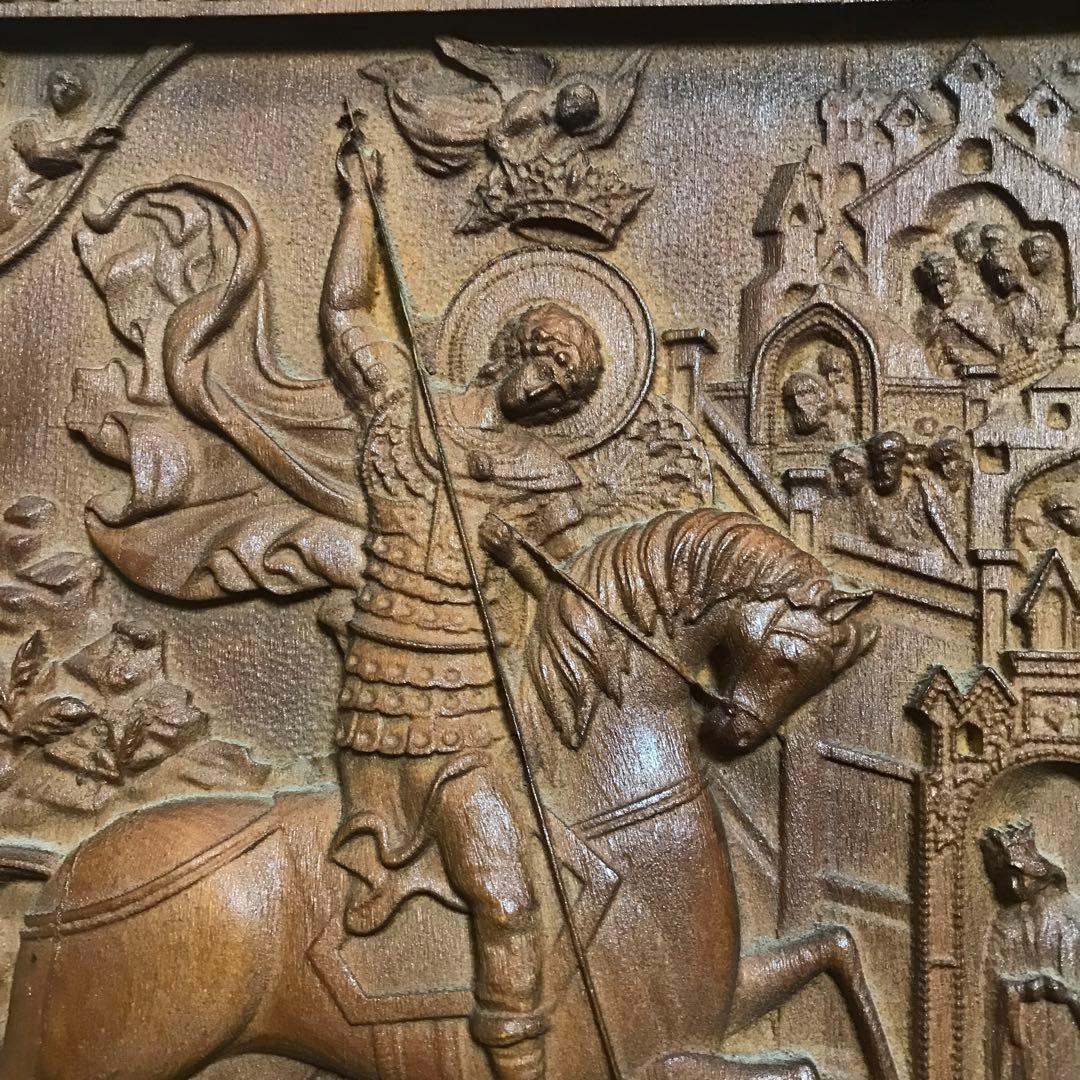 ロシア正教のイコン 手彫り