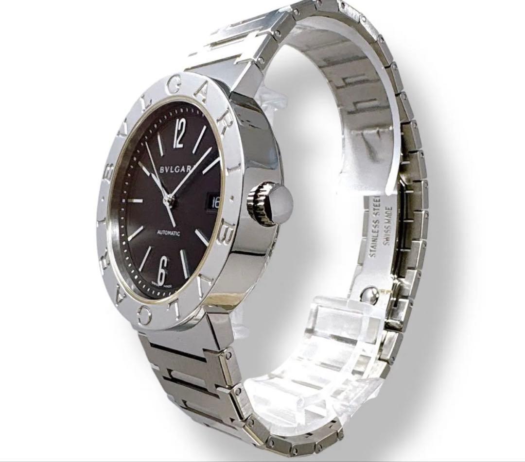 ブルガリ BB38SS 自動巻き ブラック メンズ38mm ☆ドライバー☆
