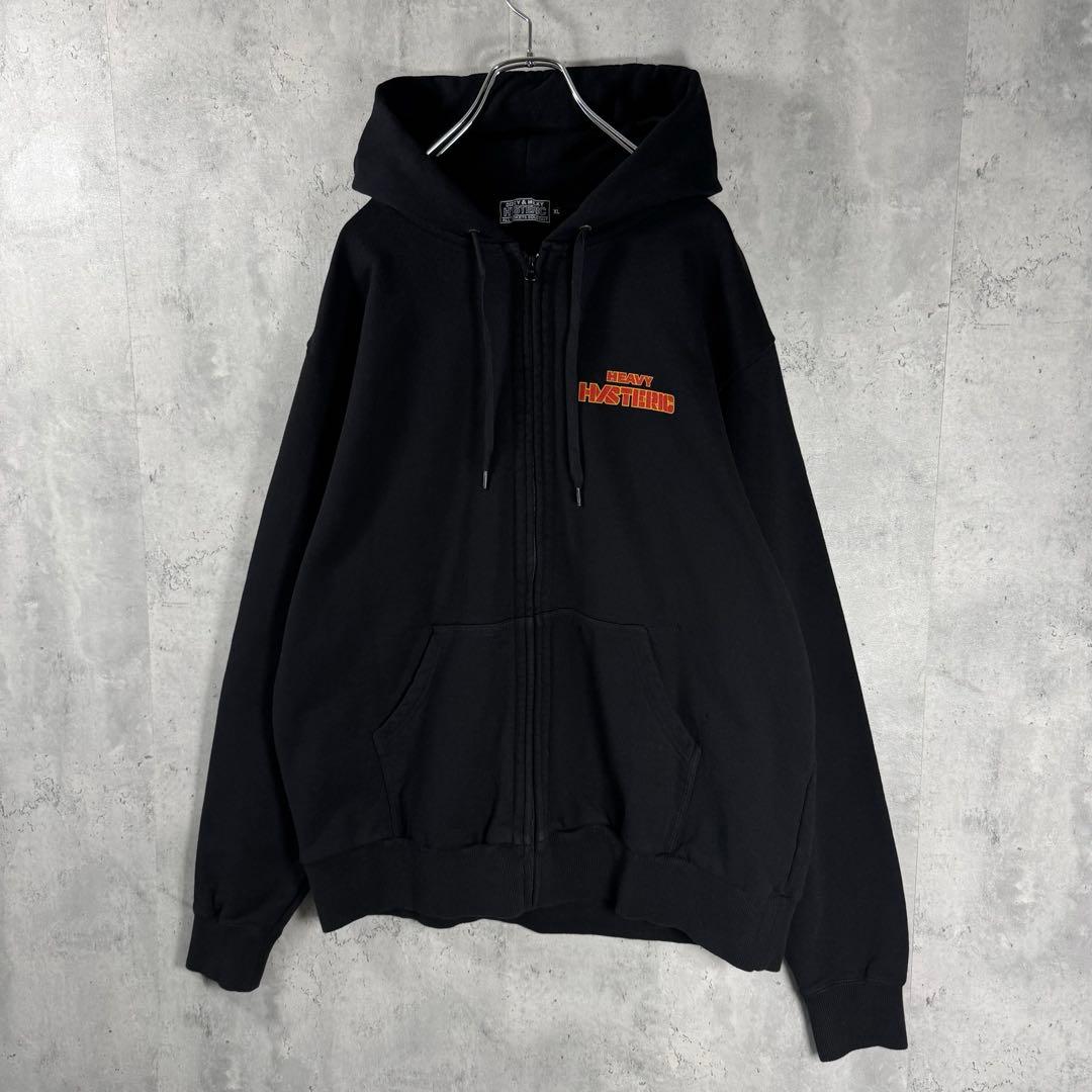 【minଓ♡⃛さん専用】ヒステリックグラマー ジップパーカー XL 黒