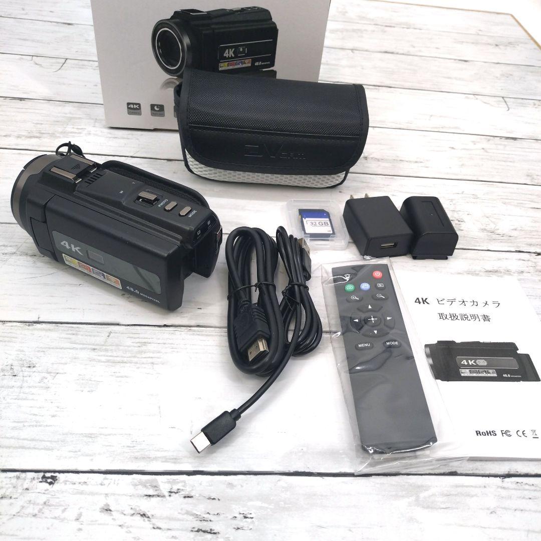 【極美品】DVC HDV-254KM ビデオカメラ 4K 4800万画素