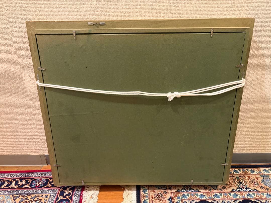 油彩 F10号 リアリズム 写実絵画 アンティーク サイン有り