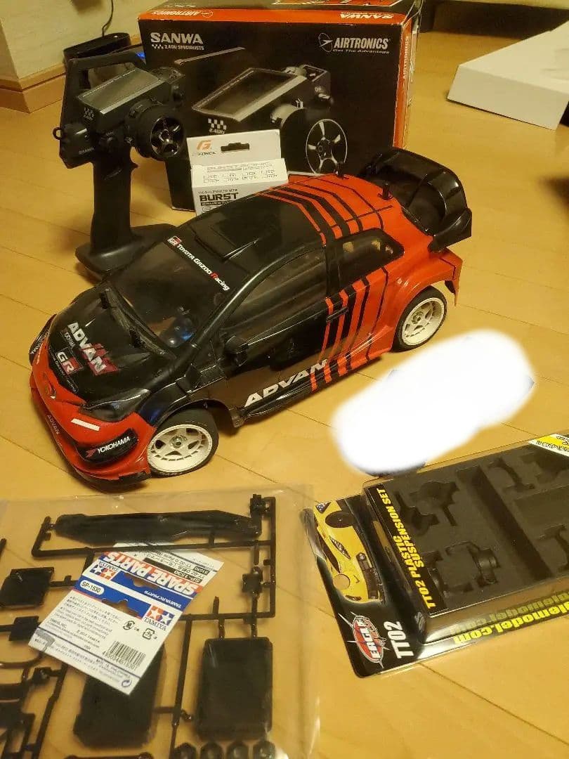 タミヤtt-02 メカ、送受信機付き オプション多数