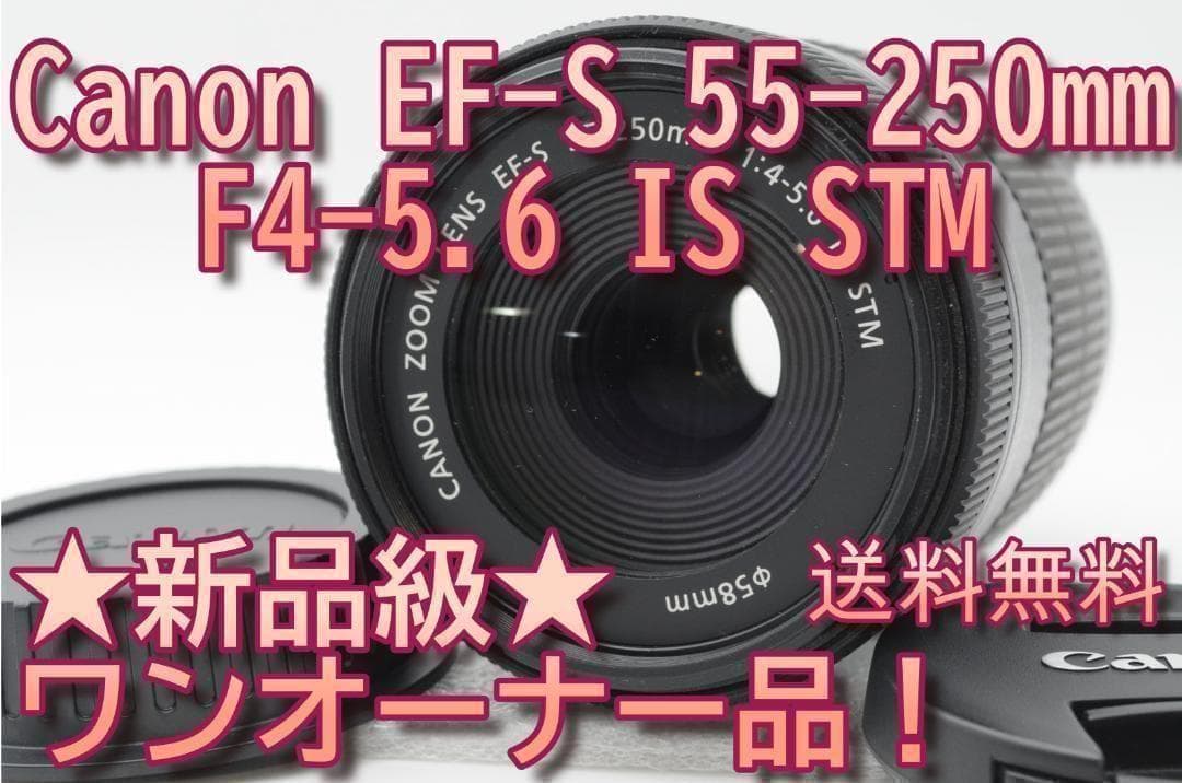 ★新品級⑥★ Canon EF-S 55-250mm f4-5.6 IS STM