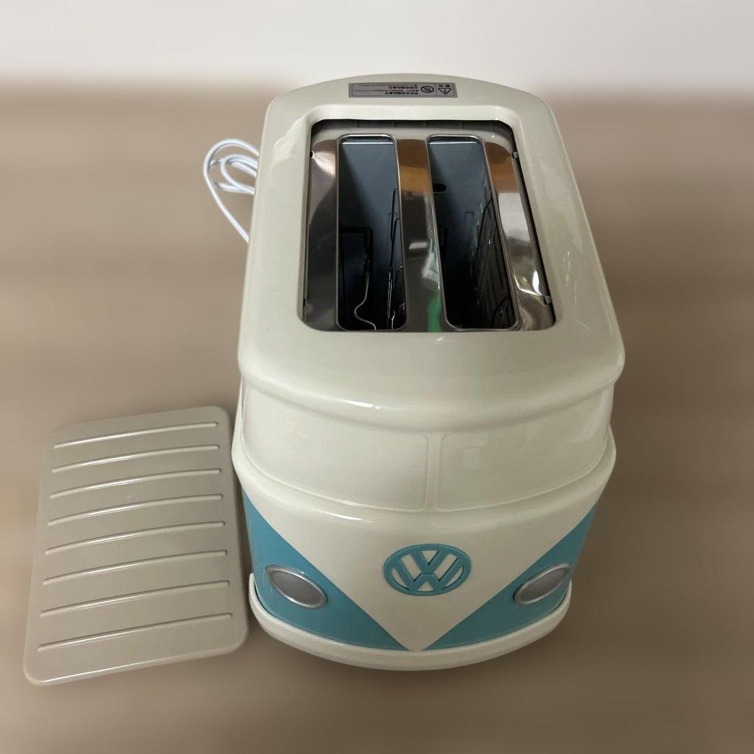 【新品】フォルクスワーゲン ミニバス トースター ブルー