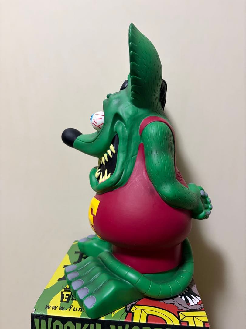 RAT FINK Wacky Wobbler 緑色フィギュア 約30cm