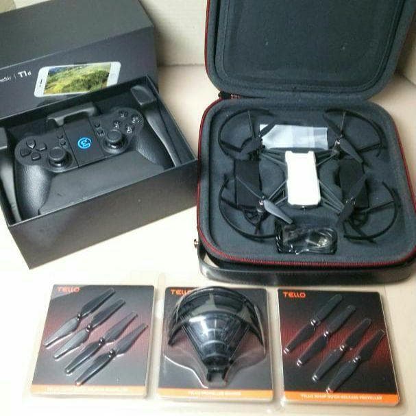 ドローン DJI Tello 送信機セット & 専用ケース・付属品付き