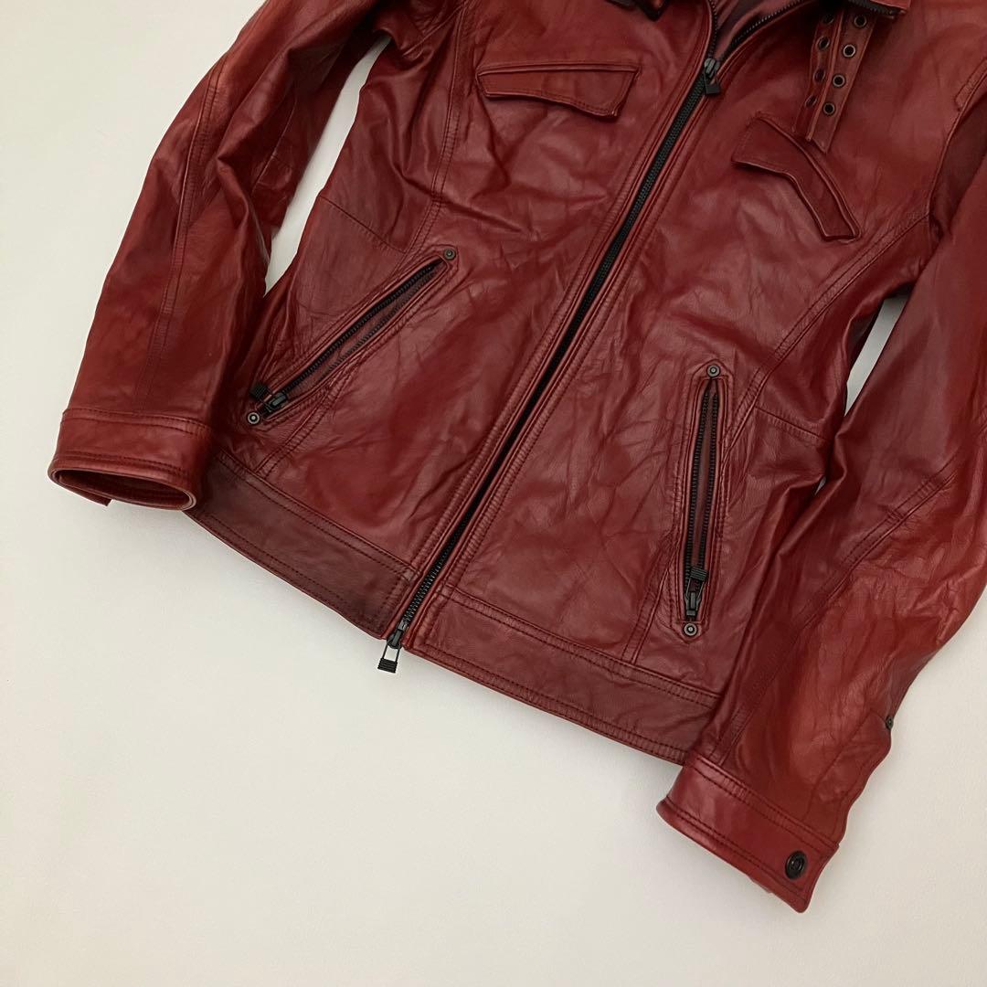 ✨希少✨NICOLE CLUB FOR MEN ヤギ革　シングルライダース