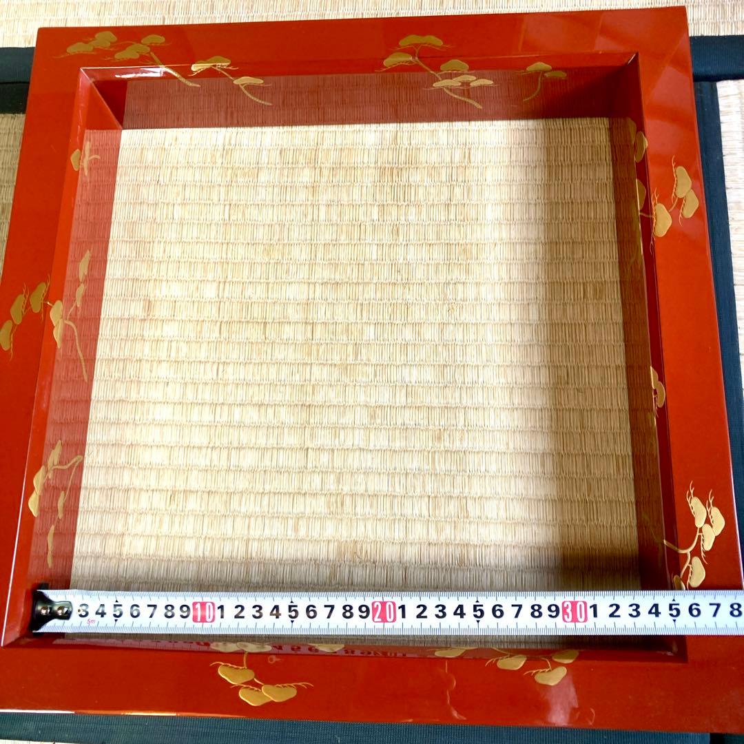 輪島塗　炉縁　茶道具　茶道　共箱　利休型