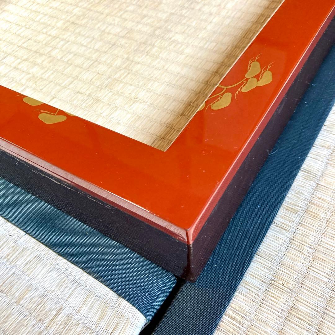 輪島塗　炉縁　茶道具　茶道　共箱　利休型