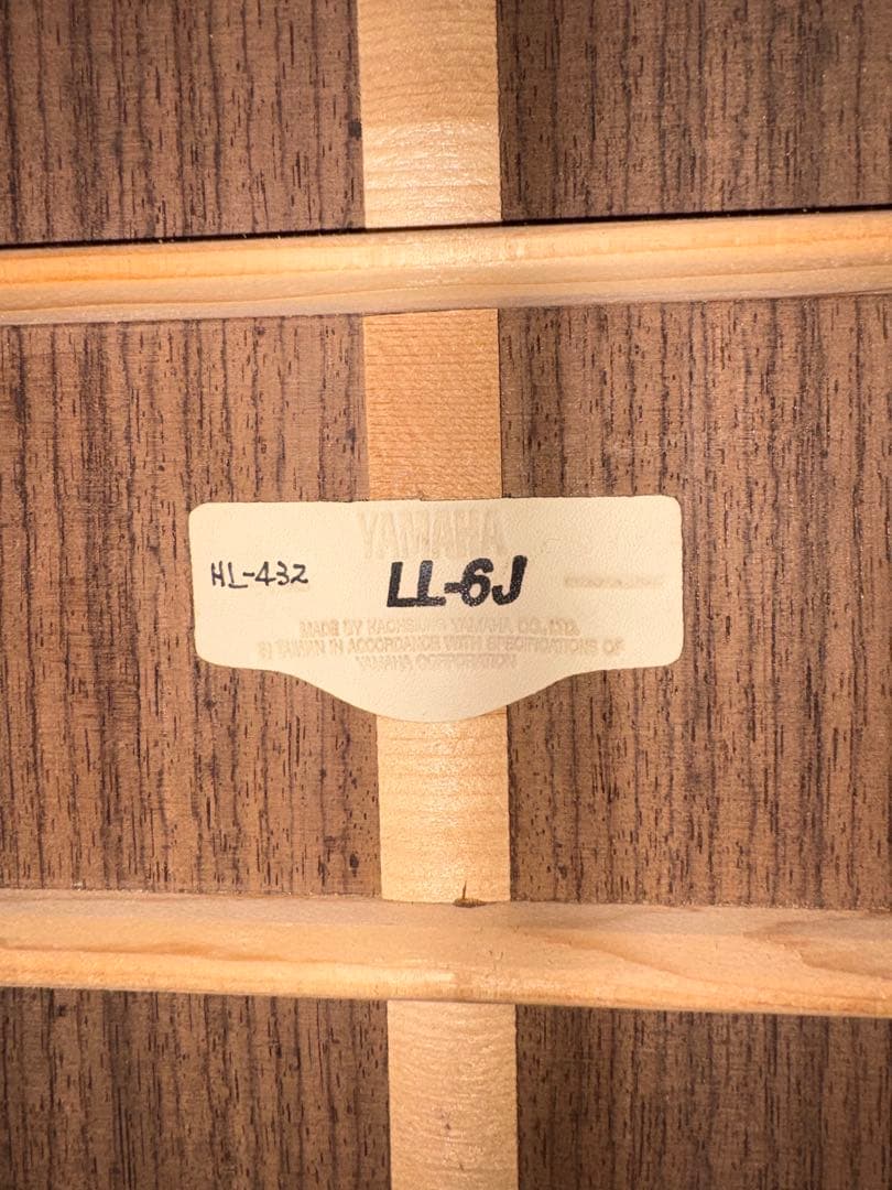 YAMAHA ヤマハ LL-6J ハードケース付属