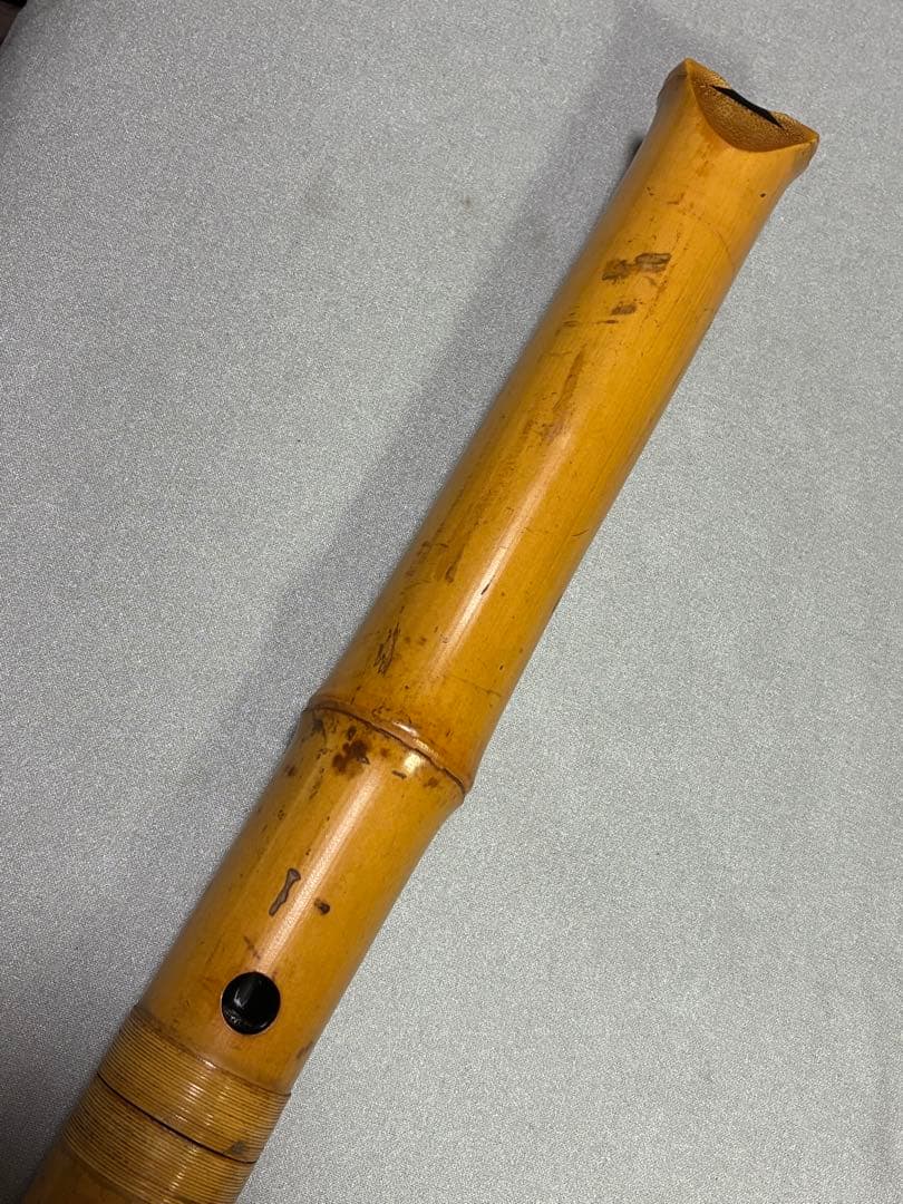 竹製 尺八 六寸菅