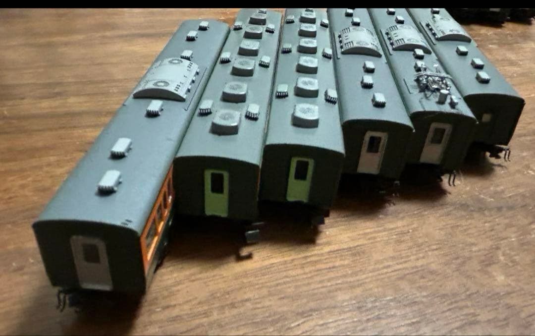 ケース付きアルファモデルキット組113系田町電車区東海道線11両+差し替サロ