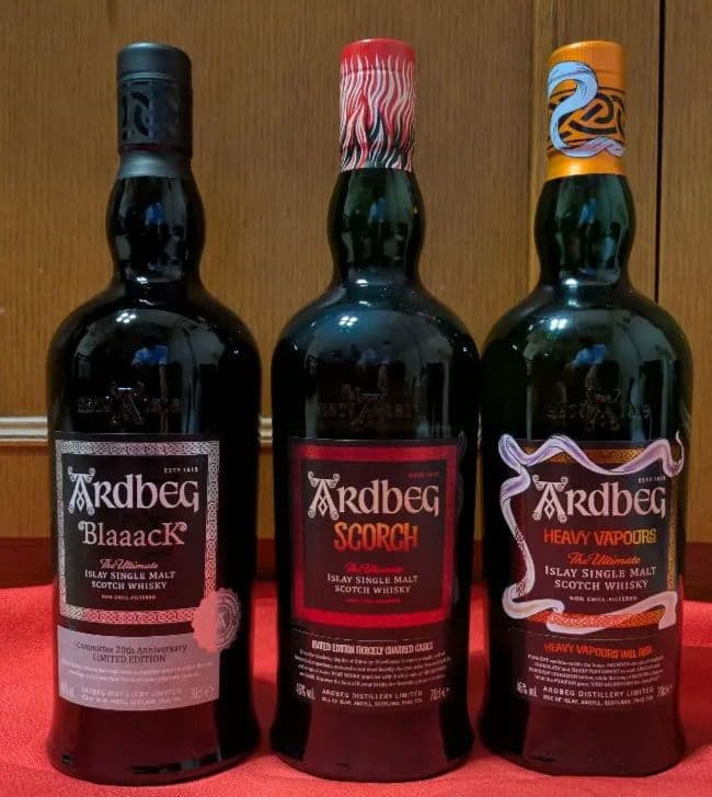 アードベッグBlaaackScorchHeavyVapoursブラックスコーチ
