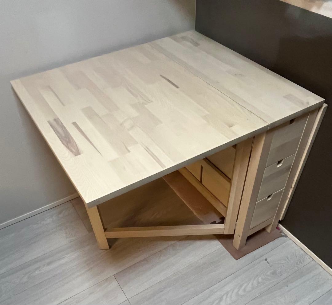 美品　イケア(IKEA) ノールデン(NORDEN) ダイニングテーブル