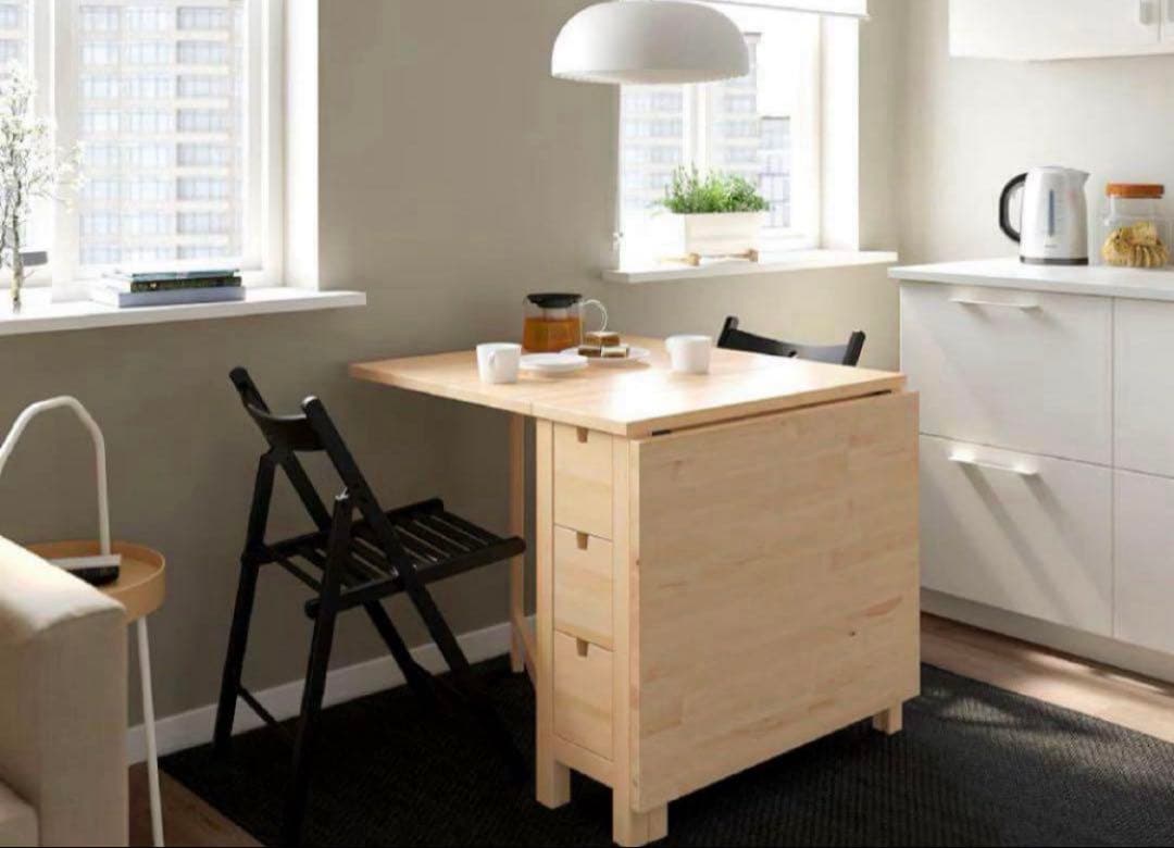 美品　イケア(IKEA) ノールデン(NORDEN) ダイニングテーブル