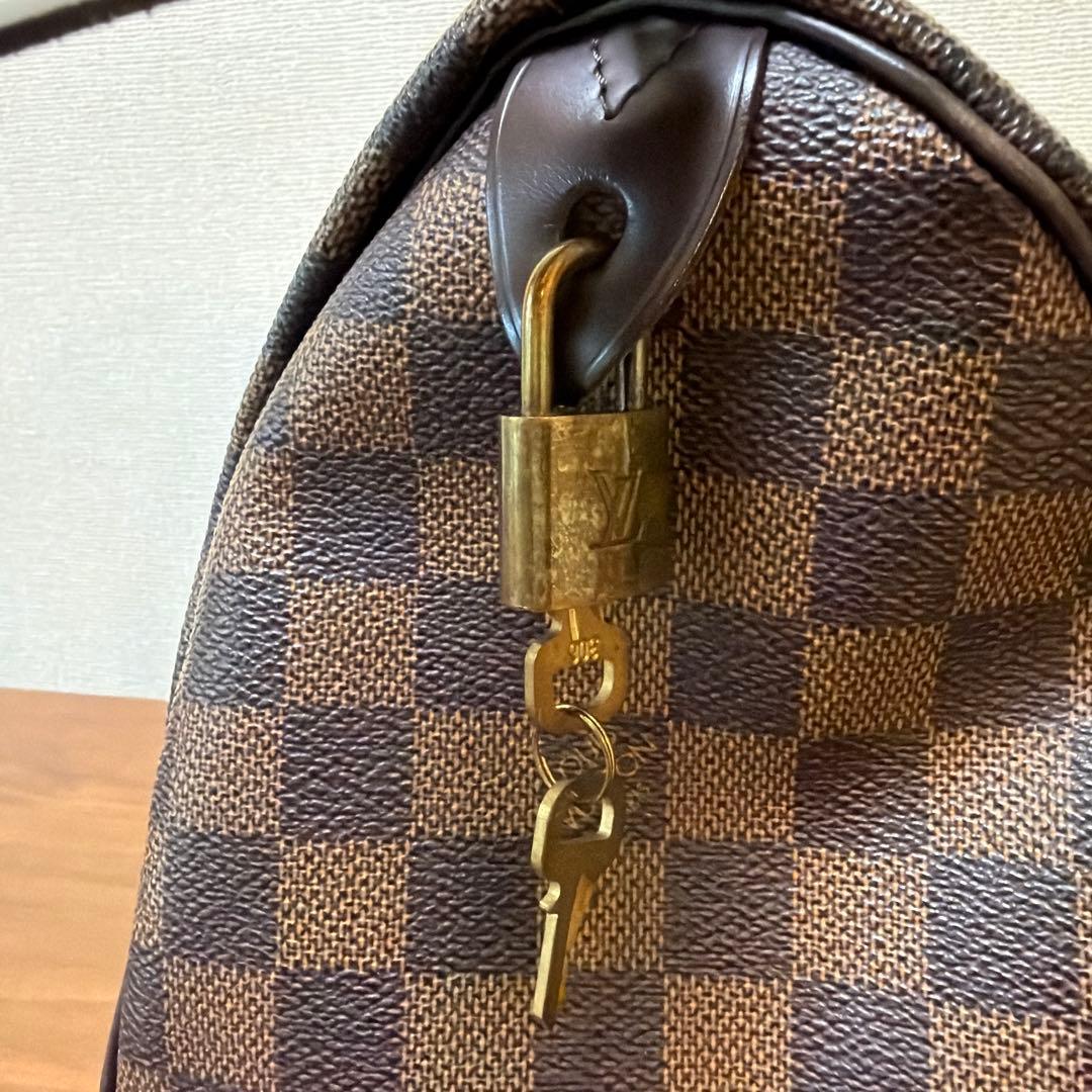 【値下げ】美品 LOUIS VUITTON ダミエ スピーディ25 ハンドバッグ