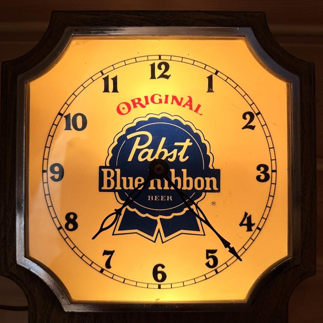 Pabst Blue Ribbon 振り子時計 壁掛け時計 ビンテージ パブスト