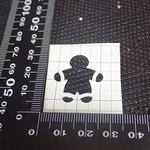 （難あり）お人形　人型　クラフトパンチ 　ジンジャーマン　クッキー