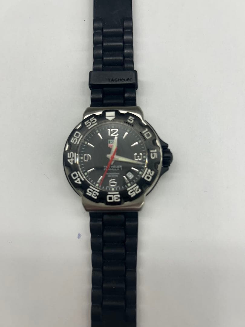 TAG Heuer ブラック クォーツ腕時計