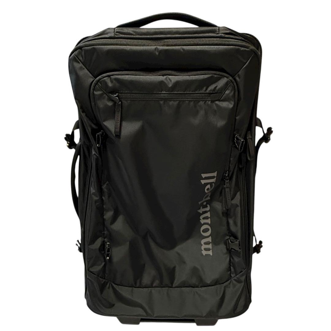 【美品】モンベル キャリーケース トラベルバッグ 旅行用 出張用 黒