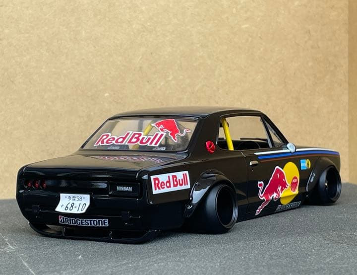 1/24 ハコスカ　レッドブル仕様　確認用