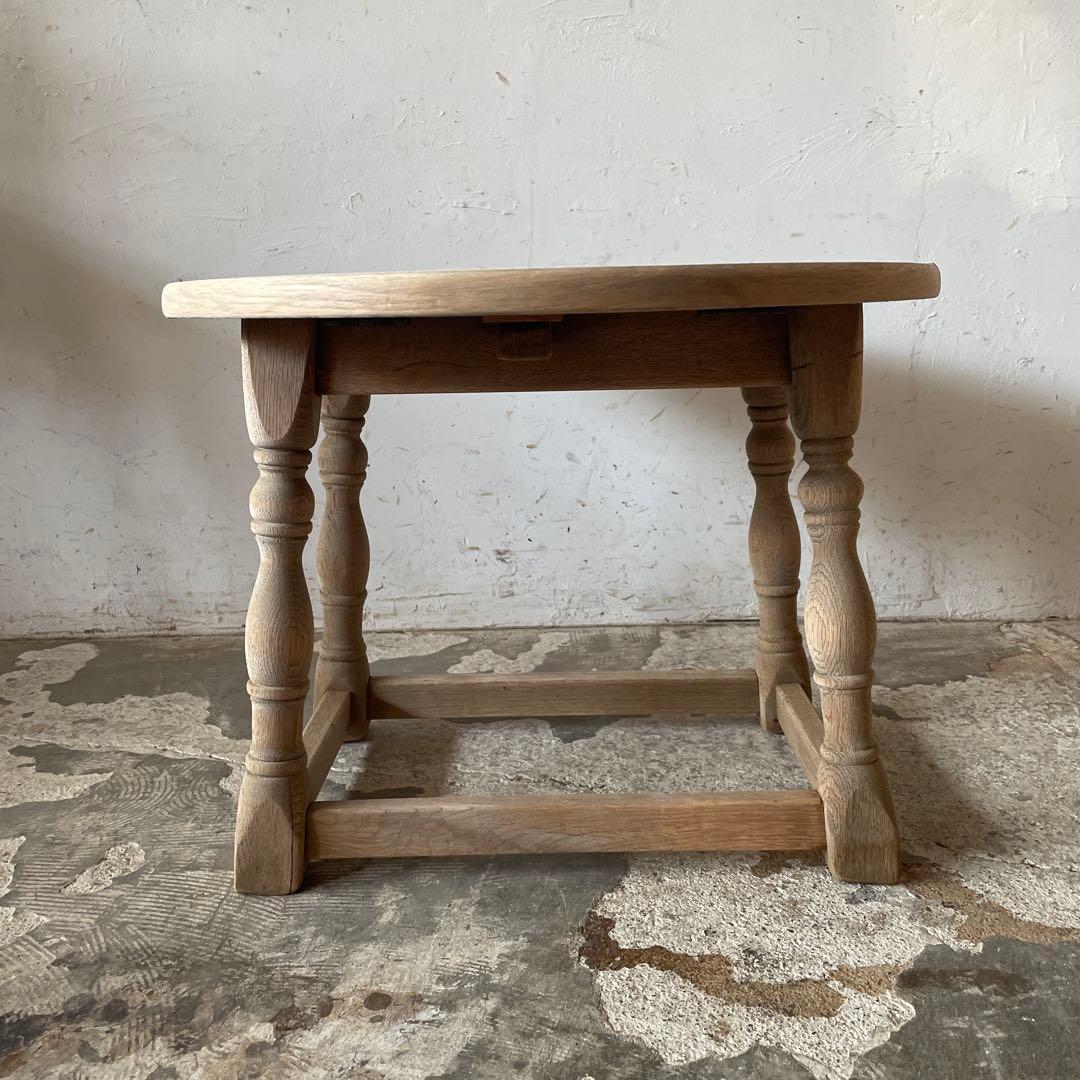 ビンテージ ドロップリーフテーブル ドロップサイドテーブル　剥離