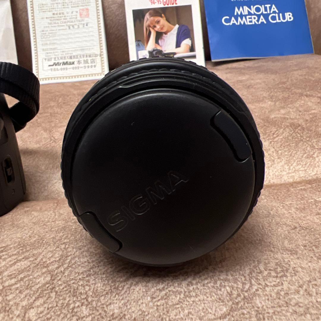 未使用に近いアンティーク光学カメラミノルタα−303si1995年3月24日