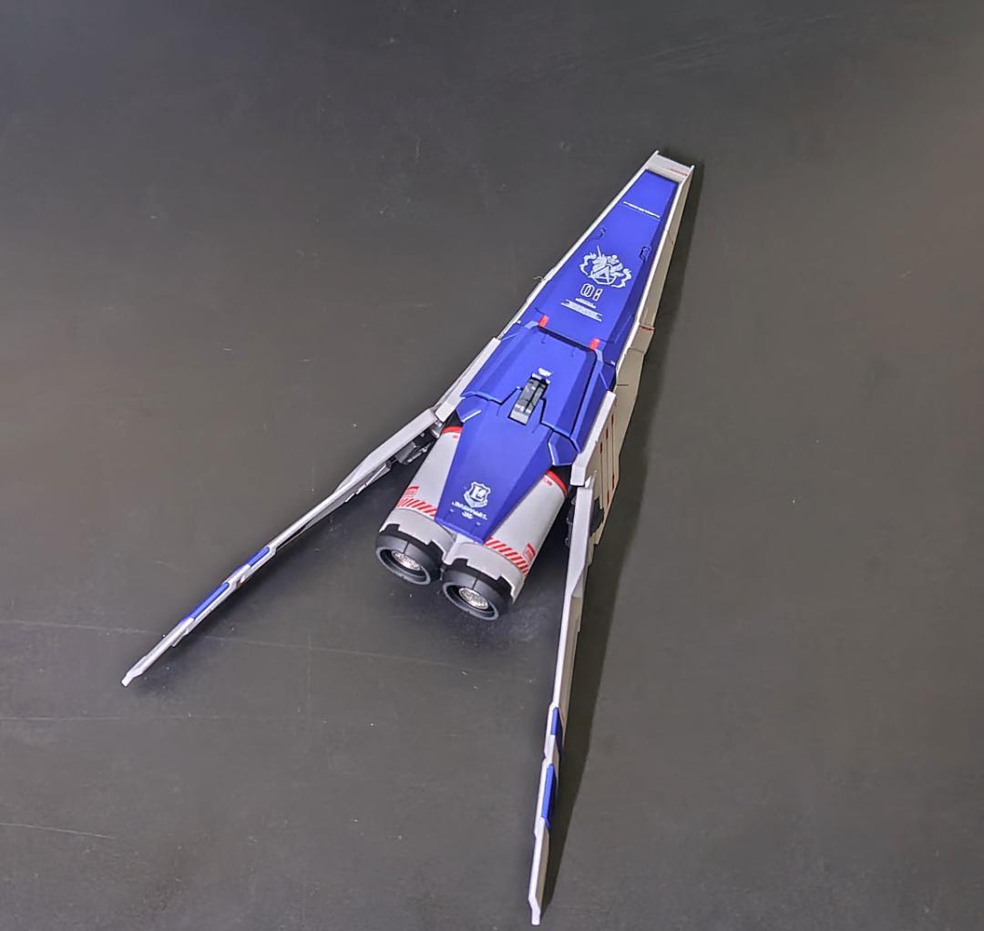 RG hi-νガンダム　全塗装　完成品　ハイパー・メガ・バズーカ・ランチャー