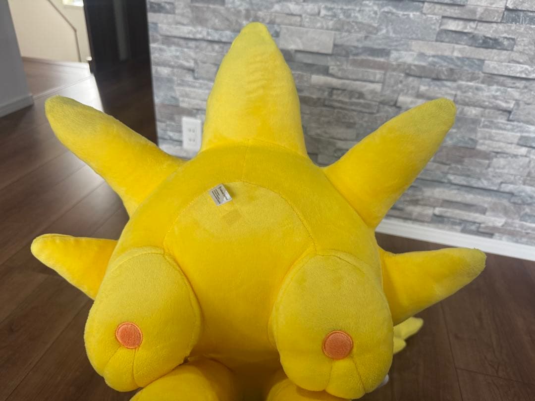 サンダース　等身大　ぬいぐるみ　ポケモンセンター